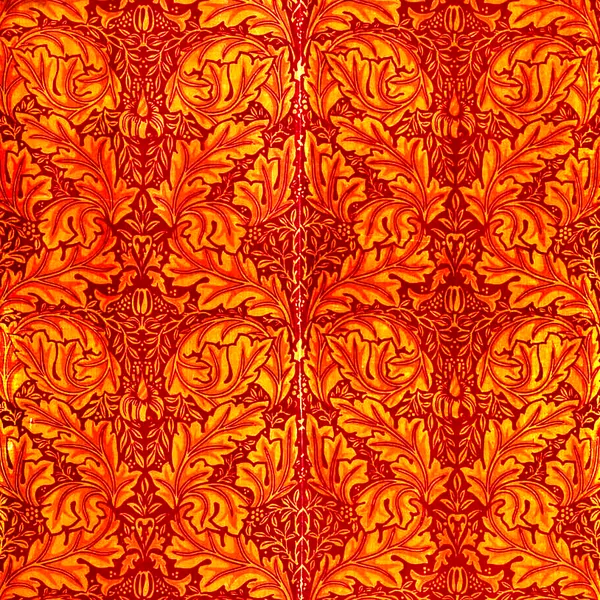Acanthus pattern, Red colourway