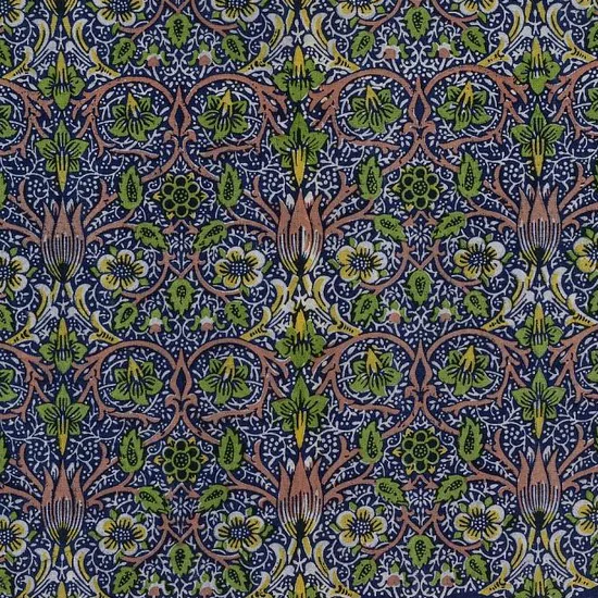 Borage pattern, Black colourway