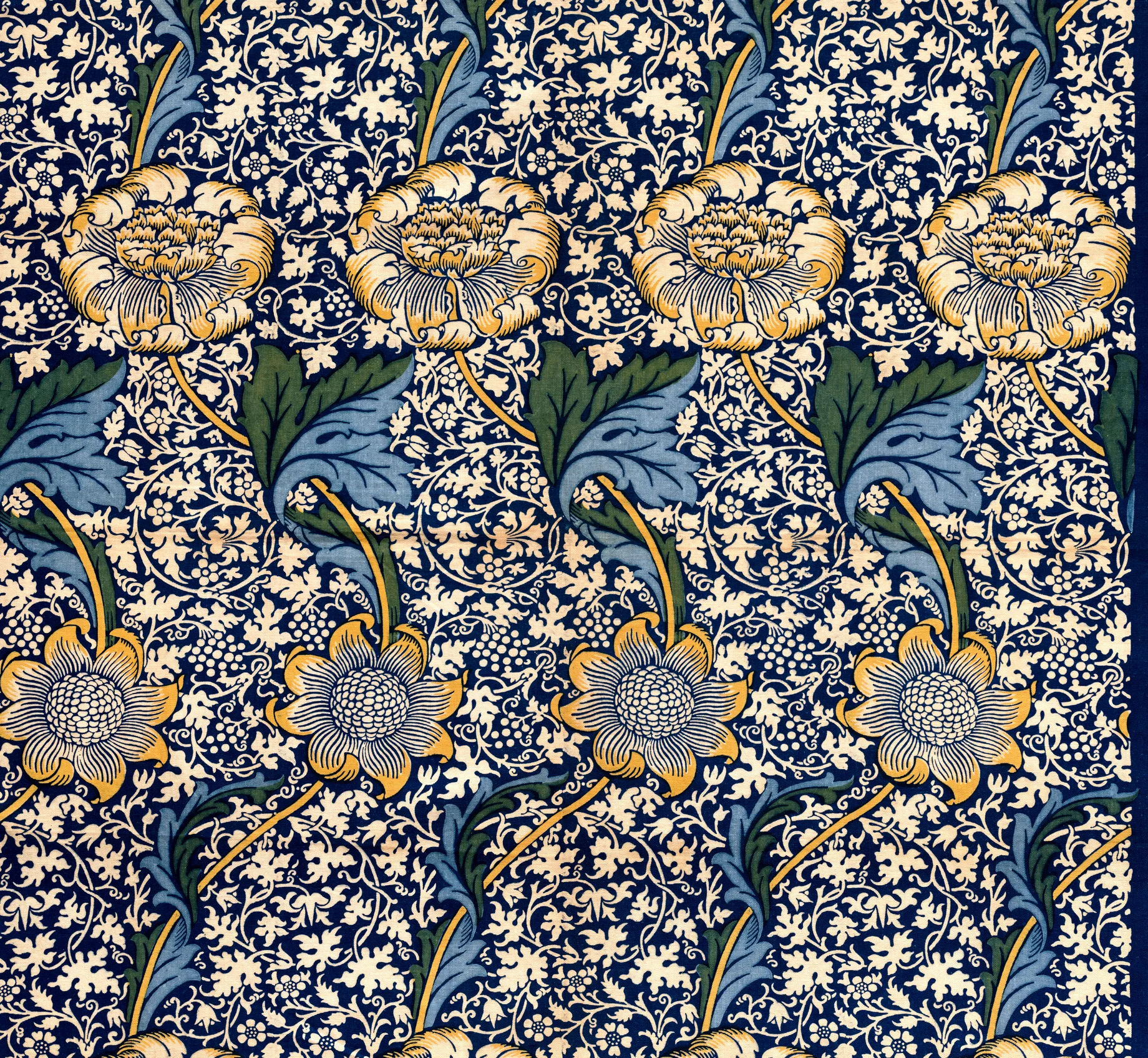 Kennet by William Morris, Indigo colourway