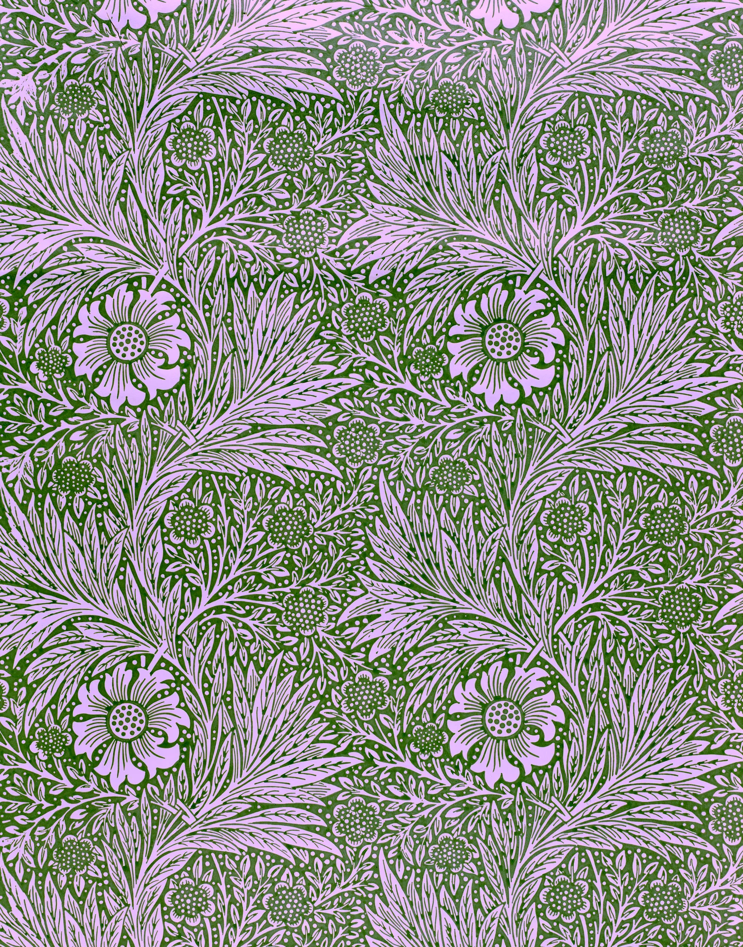 Marigold by William Morris, Purple colourway