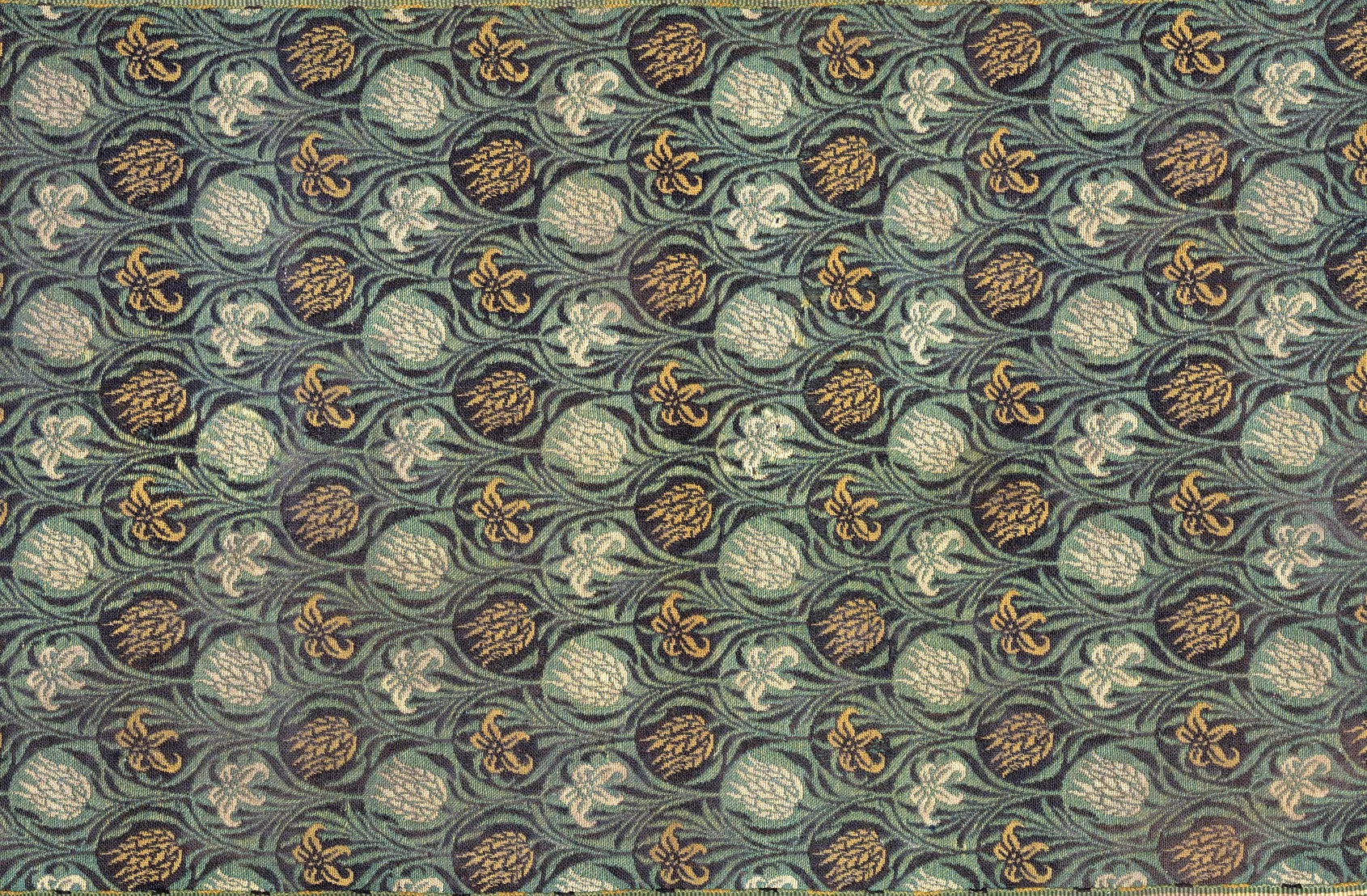 Tulip and Lily by William Morris, Charcoal colourway