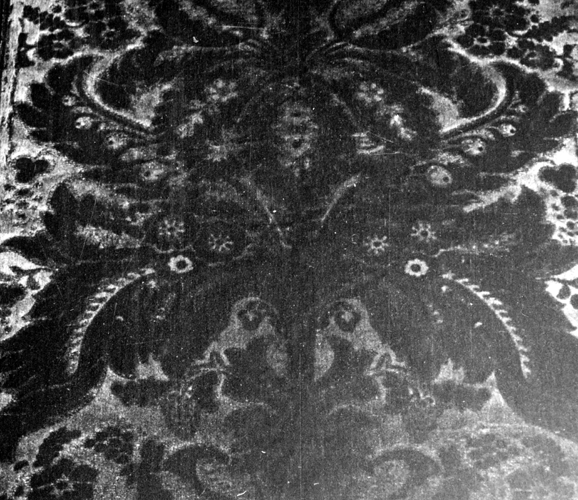Utrecht Velvet by William Morris, Charcoal colourway