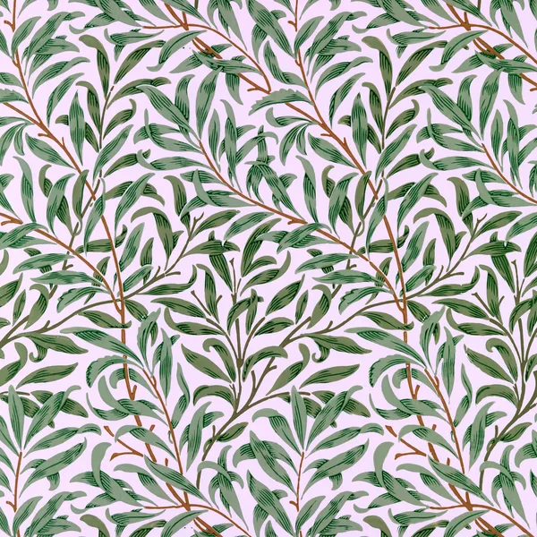 Willow Bough pattern, Dark Green on Ivory colourway